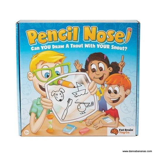 Pencil Nose Game Family Play Picture
