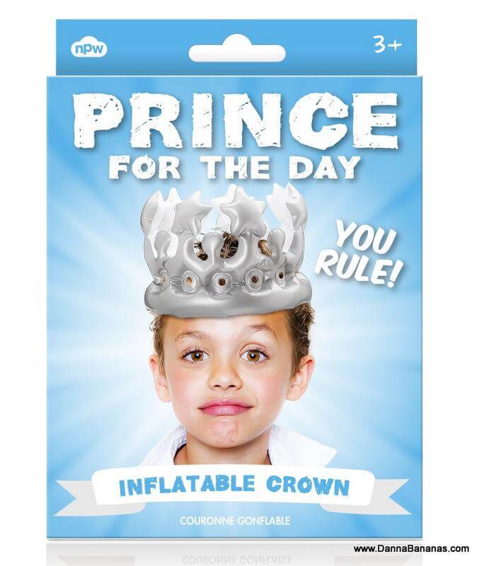 Prince for the Day Inflatable Crown Picture