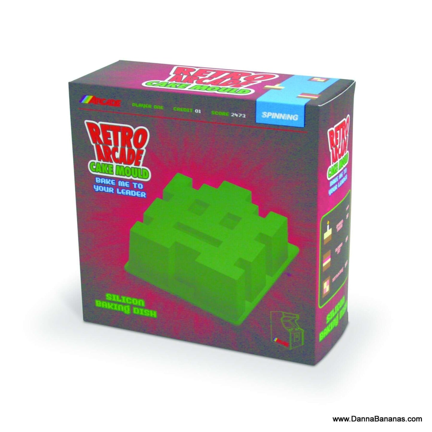 Retro Arcade Cake Mould Box Picture