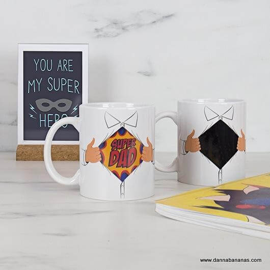 Super Dad Heat Reveal Mug Picture