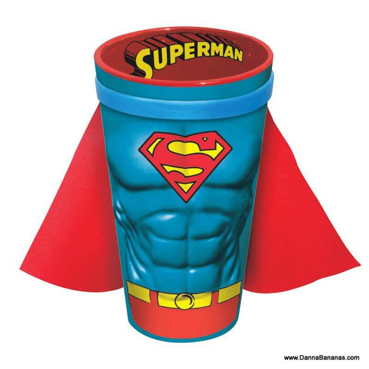 Superman Pint Glass with Cape Picture