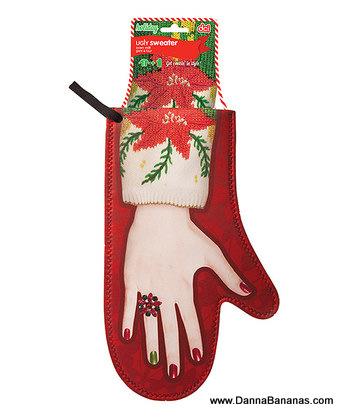 Ugly Sweater Oven Mitts Picture