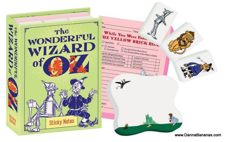 The Wonderful Wizard of Oz Sticky Notes Opened Picture