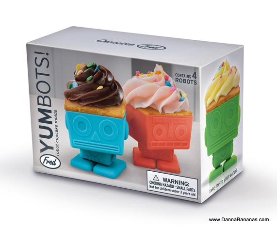 Yumbots Robot Cupcake Molds