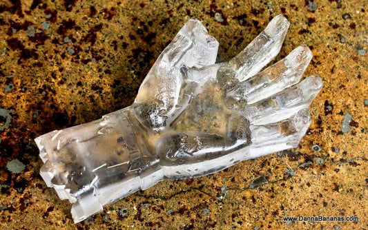 3D Zombie Hand Ice Mould — spooky and funny Halloween barware gift at Danna Bananas.